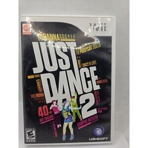 Just Dance 2 (Nintendo Wii, 2010) CIB w/Manual TESTED - WORKING